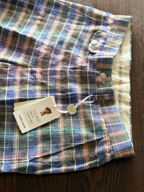 Men's Plaid Shorts with Multicolor Checks